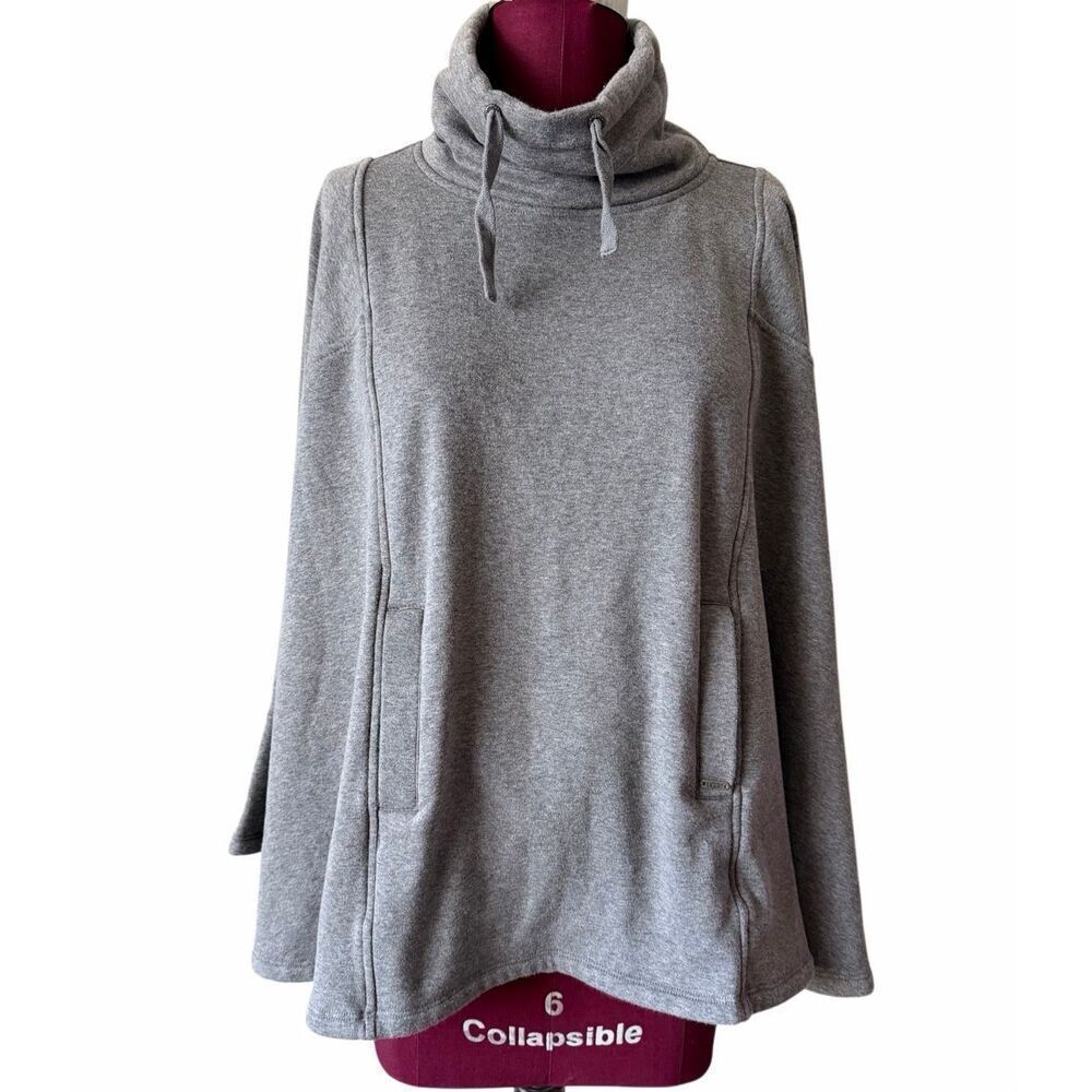 UGG Poncho Cape Pichot Fleece Lined  Gray size‎ XS Small